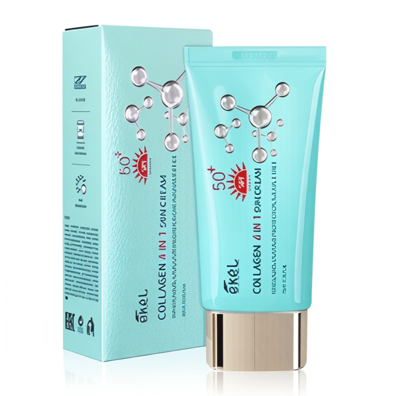 Ekel Collagen 4 in 1 Sun Cream SPF50+ PA+++ przeciwstarzeniowy 50ml