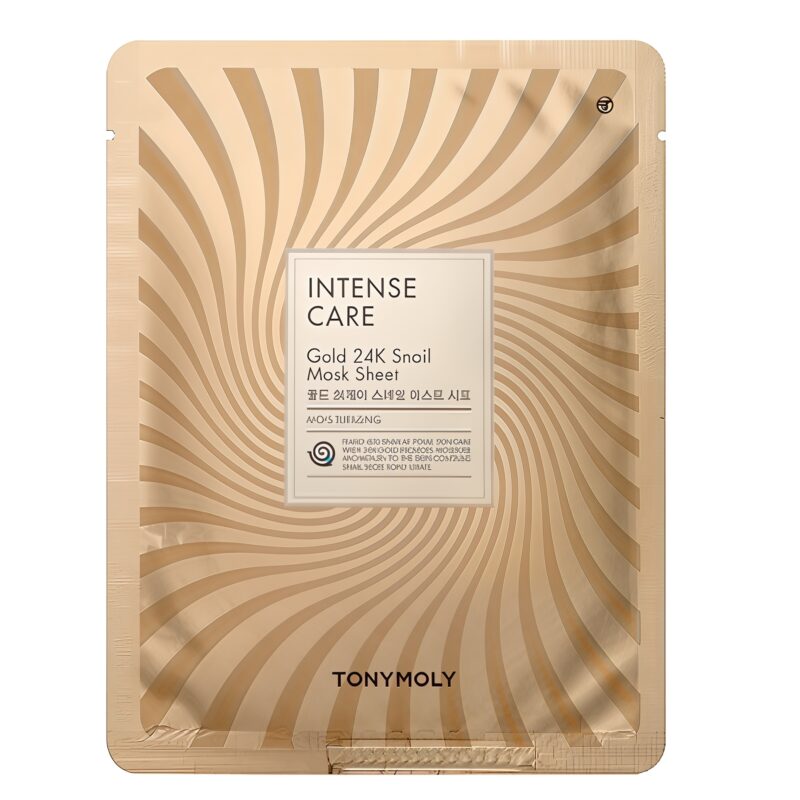 TONY MOLY Intense Care maska ze śluzem ślimaka i 24k złotem 1szt.
