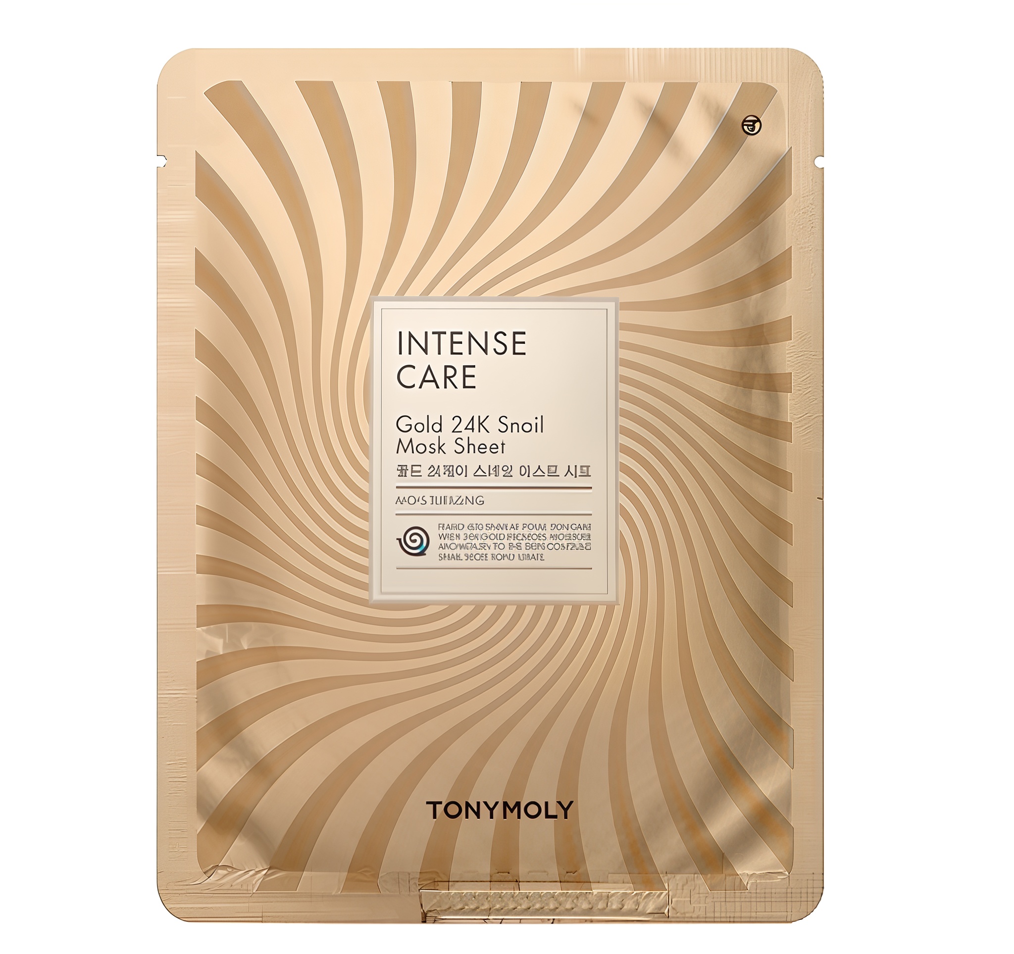 TONY MOLY Intense Care maska ze śluzem ślimaka i 24k złotem 1szt.