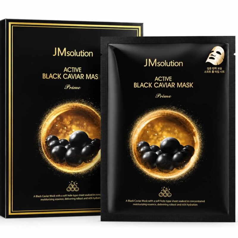 JMsolution Active Black Caviar Mask Prime regenerująco-odżywcza maska 1szt