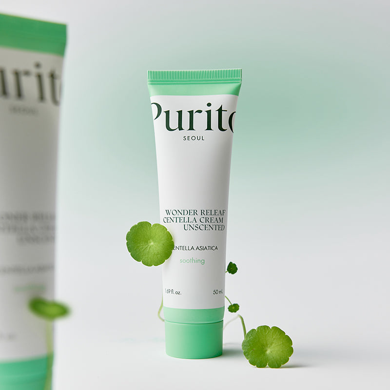 Purito Wonder Releaf Centella Cream Unscented regenerujący 50 ml - obrazek 3