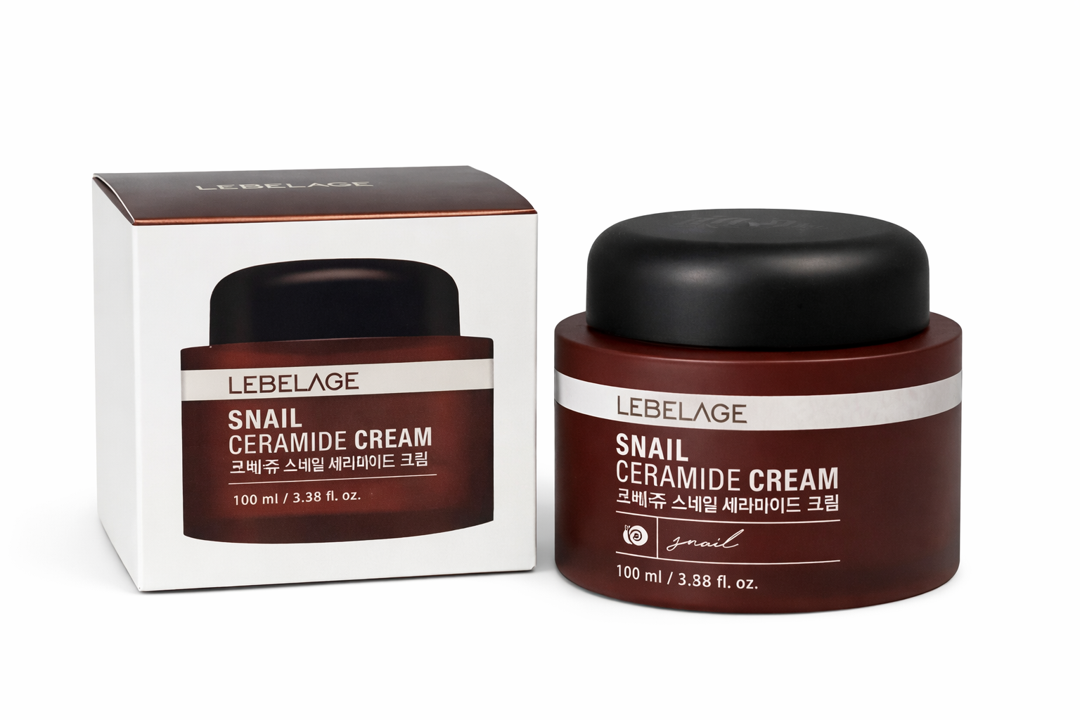 LEBELAGE Snail Ceramide Cream krem regenerujący z ceramidem NP 100g - obrazek 2
