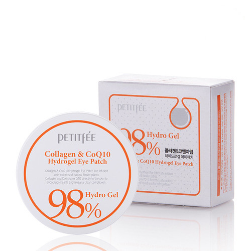 Petitfee Hydrożelowe płatki pod oczy Collagen & COQ10 - 60 sztuk