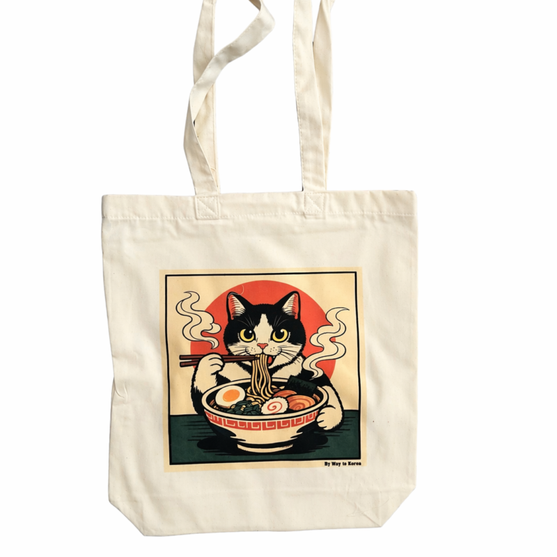 Seoul Cat Series 1 torba bawełniana 220 g/m²