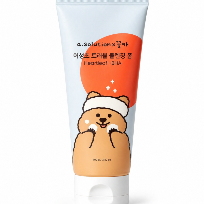 Heartleaf Trouble Cleansing Foam pianka oczyszczająca z BHA 100g